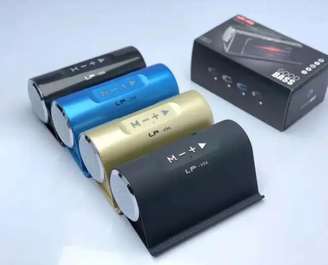Wireless Bluetooth Speaker LP V9 Portable Speaker FM Radio USB,TF Card Reader Mobile Phone Bracket Design. 