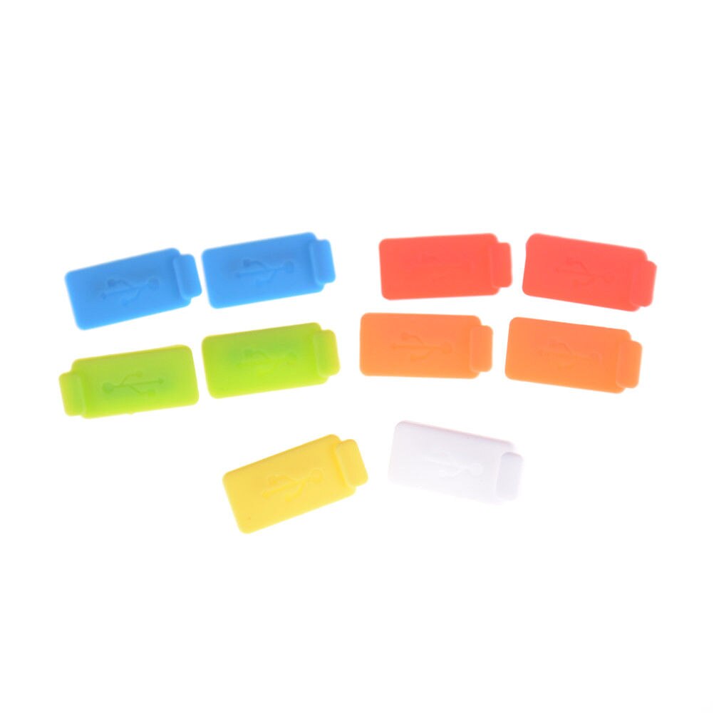 【VisioN Shop】10pcs USB port connector dust plug usb cover PC computer USB 2.0 3.0 inter Anti-dust Prevent dust plug. 