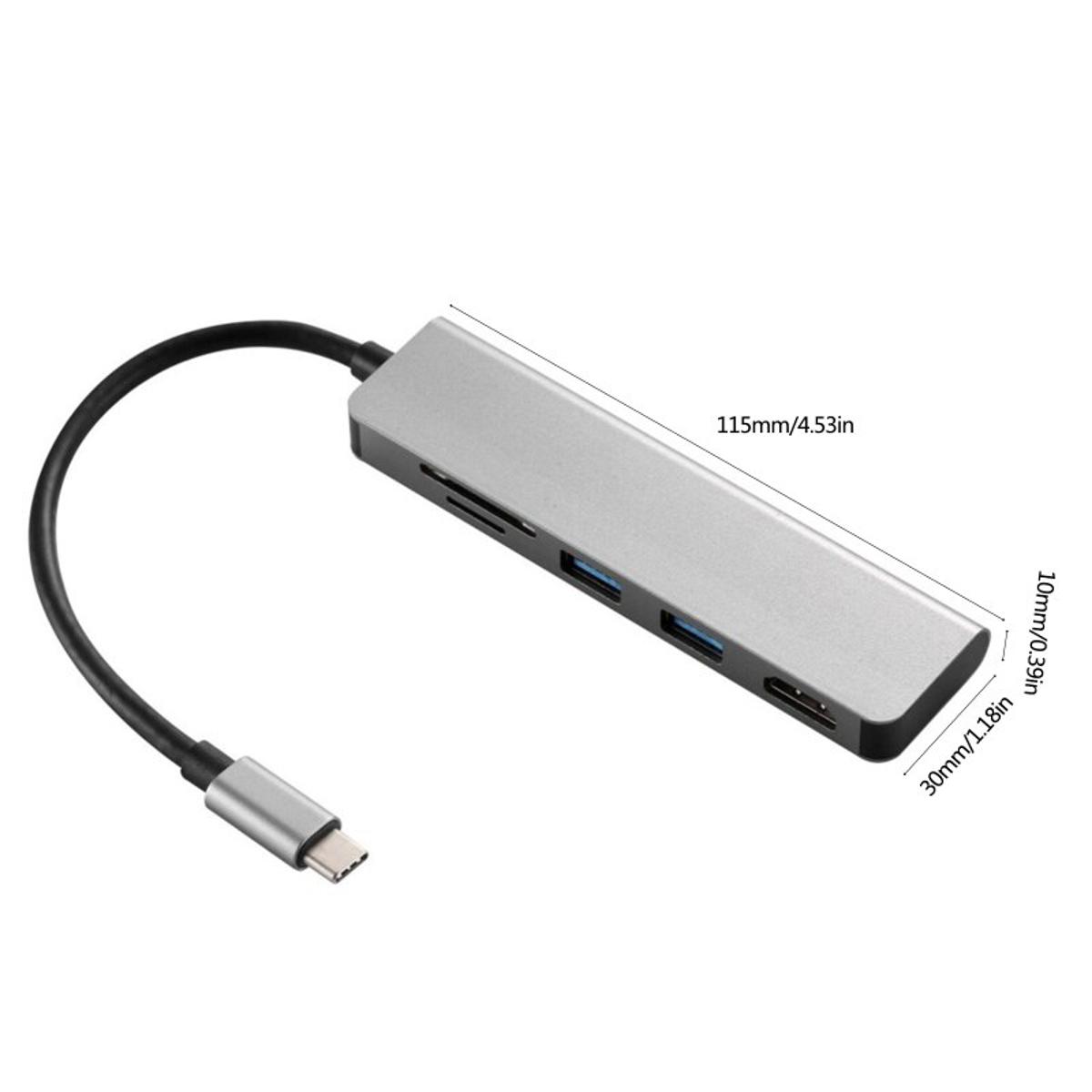 【VisioN Shop】Type-C USB Hub Expander Adapter USB3.0 Dockin