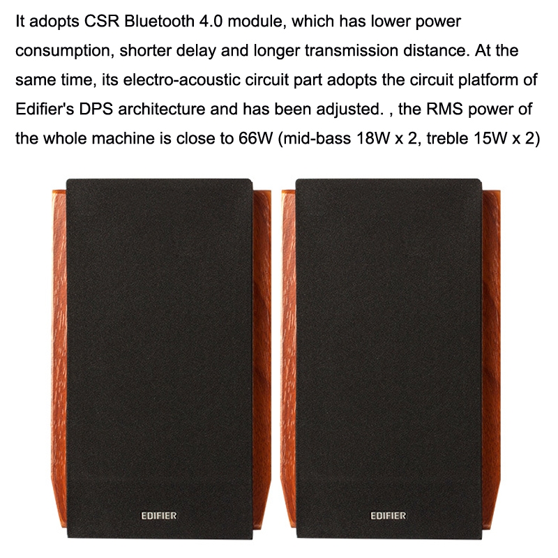 Edifier R1700BT Wireless Bluetooth HIFI Computer Speaker Subwoofer 2.0. 