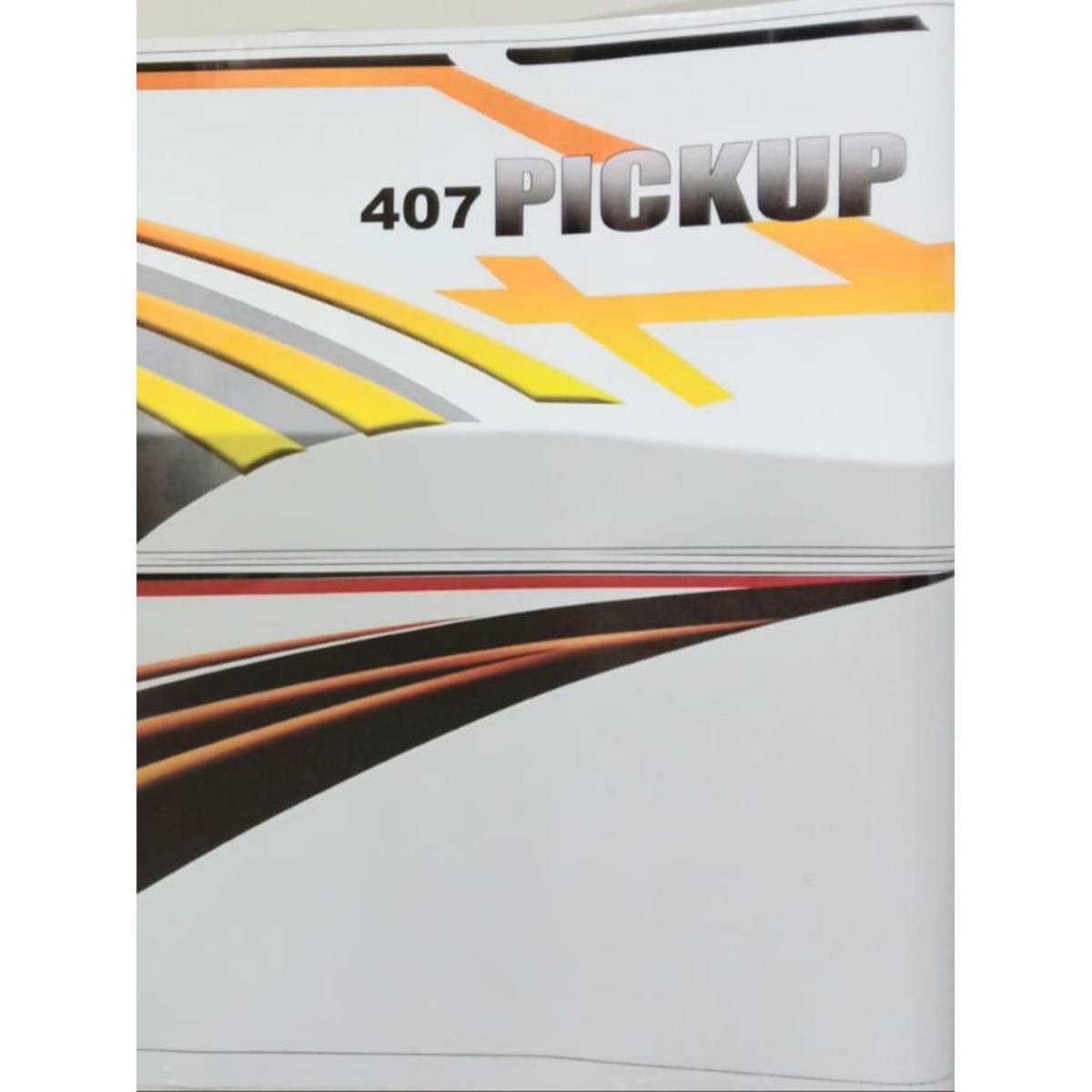 Galaxy Tata 407 Pickup Sticker - Tremendously Adaptable and Flexible, Adding a Cosmic Touch - Top Quality