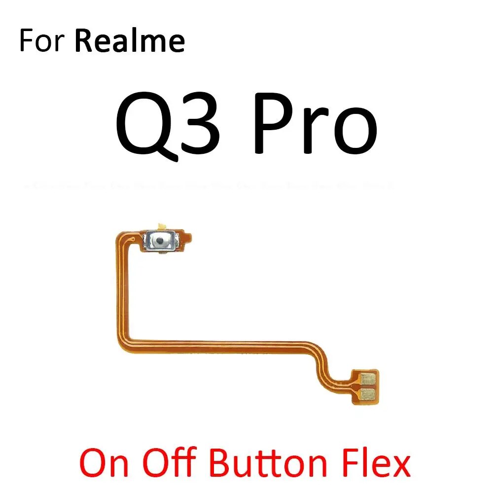 Volume Button Power Switch On Off Key Ribbon Flex Cable For OPPO Realme Q3 Q3i Q5i Q5 Pro Carnival 5G Replacement Parts. 