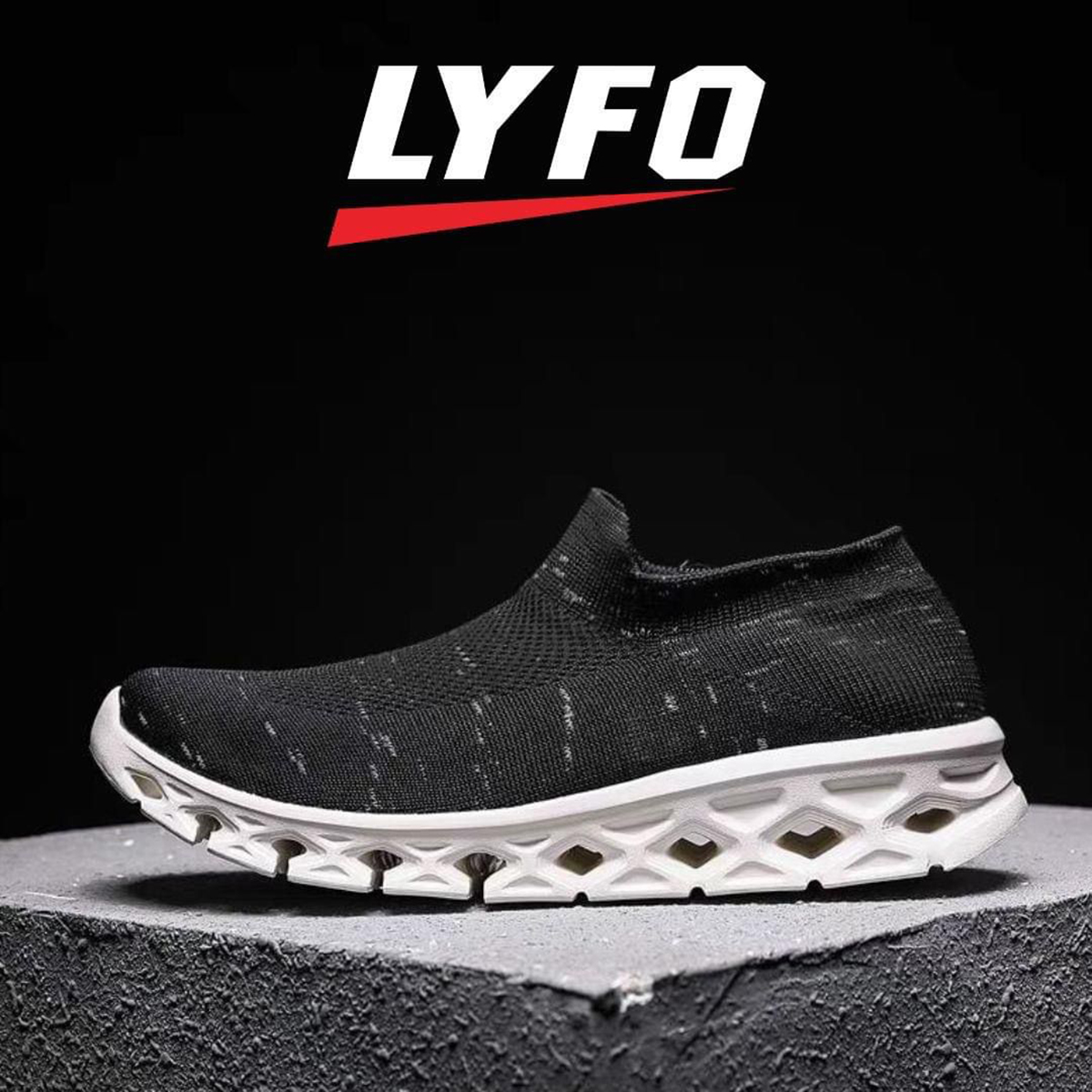 LYFO Summer Mesh Breathable Men Shoes Lightweight Sneakers For Men AIR SOFT SPORTS SHOES