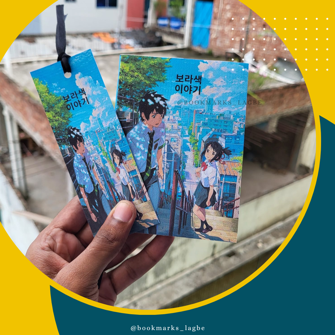 Your Name anime Themed Small Pocket Notebook with BOOKMARKS | Daraz.com.bd