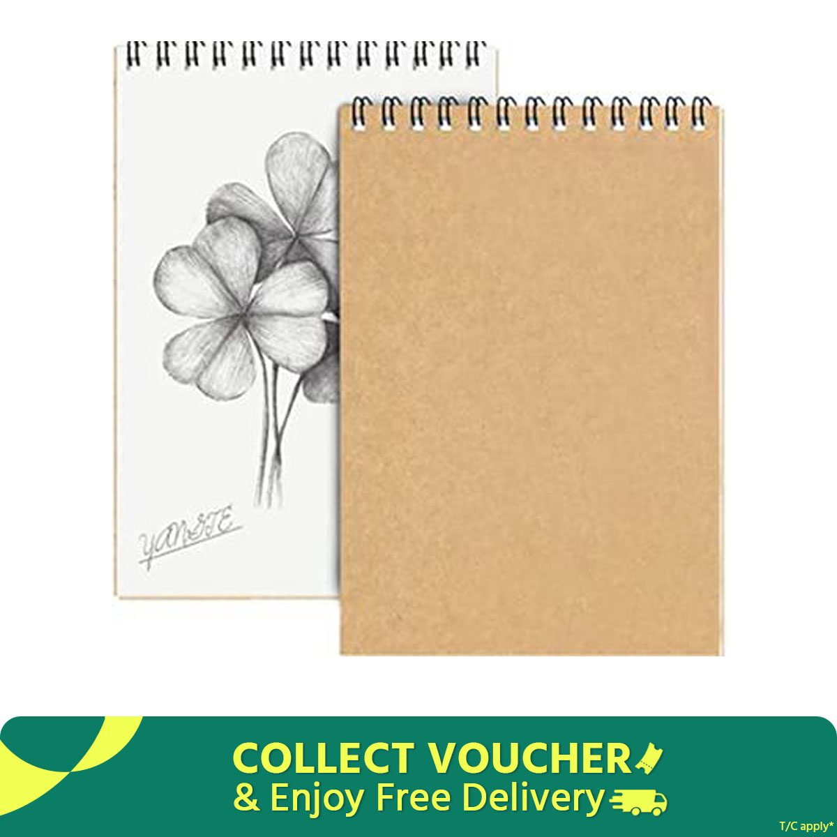 Sketch Art and Drawing Book, Spiral A6 Size Cartidge Paper