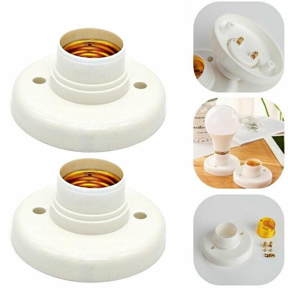 Light Bulb E27 Light Bulb Fixing Base Cap Pendant Lamp E27 Light Bulb Socket Fixing Round Lamp Base Holder for Light Bulb. 