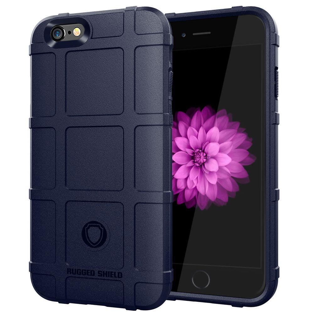 For Iphone 6 plus/Iphone 6S plus Soft TPU Heavy Duty Rugged Shield Armor Tough Shockproof Protection Case Cover. 