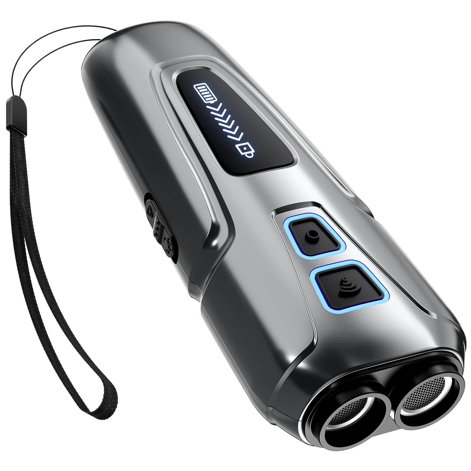 Dog Repeller Ultrasonic Pet Anti Barking Stop Control Bark Training Device High Power Dog Repellent with LED Flashlight. 