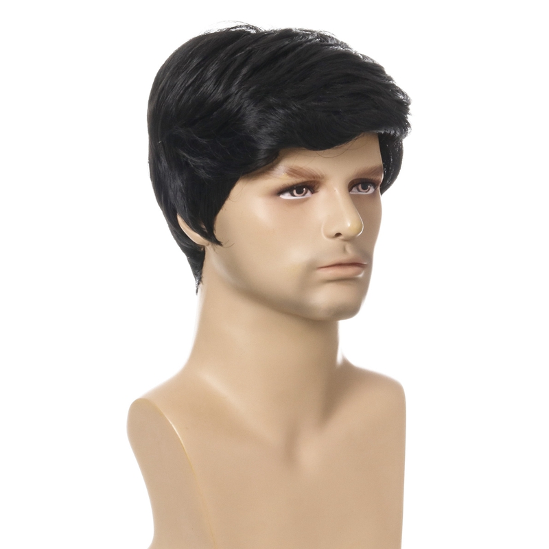 Short hair cheap wig male