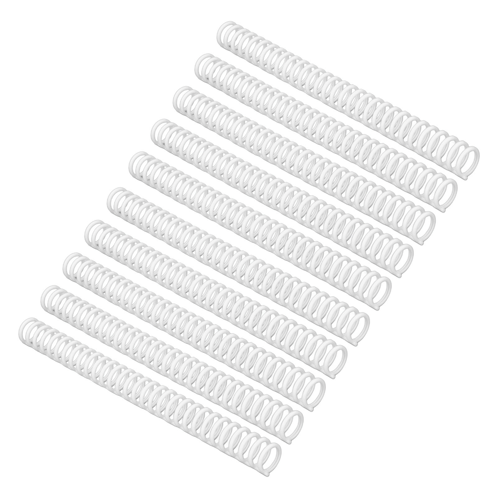 Comb Binding Spines Easy To Adding 30 Ring Plastic Binder Combs 10Pcs for Documents. 