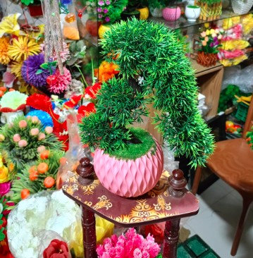 artificial flower বাড়ির বাগান সাজানোর জন্য কৃত্রিম ফুল নকল গাছ diy গাছ - 1 pcs. 