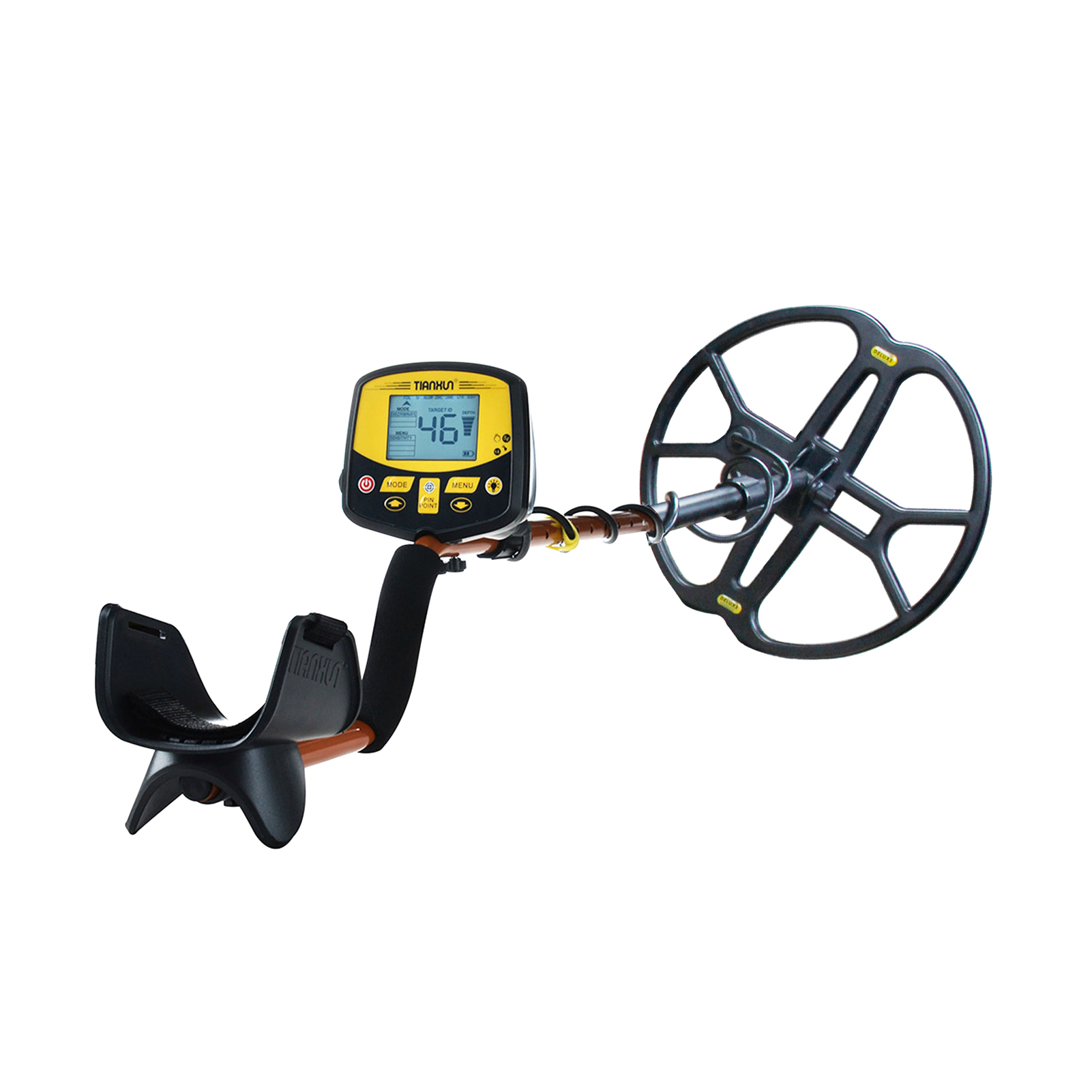 TIANXUN TX-950 Dis-cover Pro LCD Display Screen Handheld Me-tal Detector Easy Installation High Sensitivity High Accuracy Me-tal Detecting Tool Jewe-lry Treasure Underground G-old-Me-tal Finder Pinpointer for Adults and Kids. 