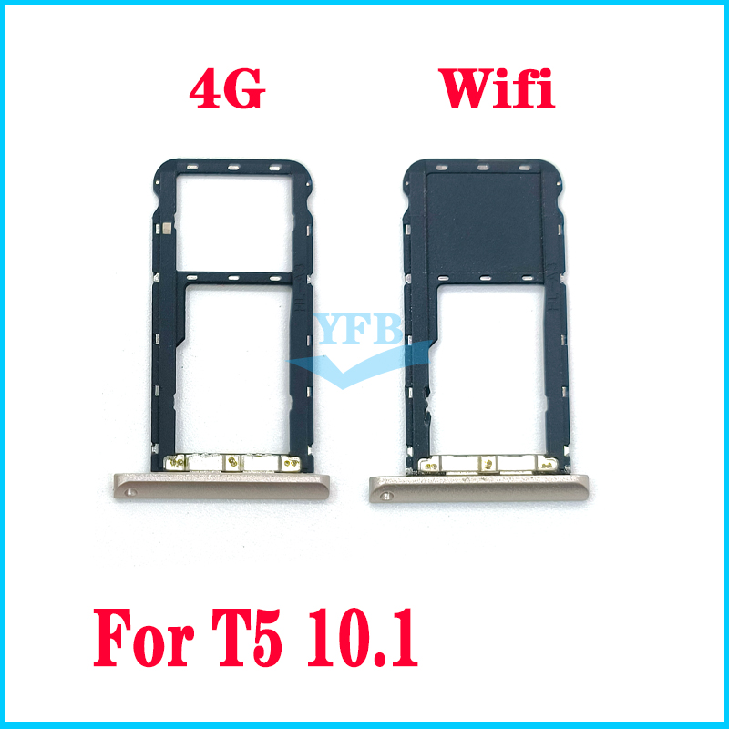 For Huawei MediaPad T5 AGS2-AL00 AGS2-L09 AGS2-W09 10.1 Inch Wifi 4G Reader Sim SD Card Tray Holder Slot Adapter