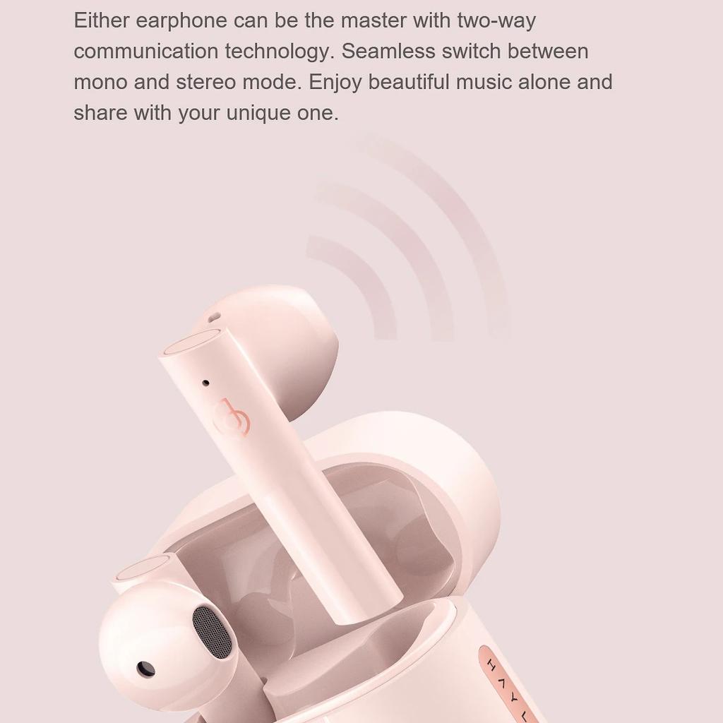 Haylou T33 Moripods TWS Wireless Bluetooth Earbud Call Music Headset Earphone. 