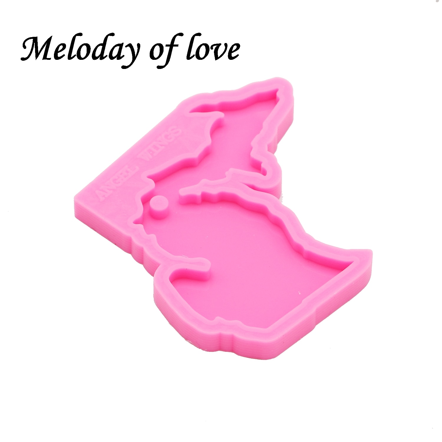 【happy one】Michigan tate map for keychains DIY epoxy model resin key keychains moulds silicone mold  DY0217. 