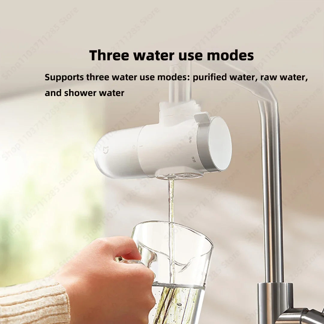 Xiaomi Mijia Faucet Water Purifier 2 Multiple Filtering Natural Activated Carbon 3 Water Usage Modes Water Tap Easy Installation. 