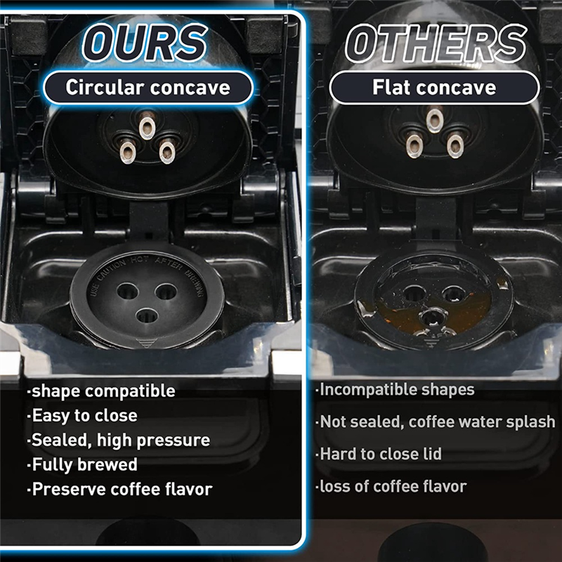 4 Pack K Cup Reusable Pods for Ninja Dual Brew Coffee Maker, Reusable K Pod Permanent K Cups Filters Coffee Accessories. 