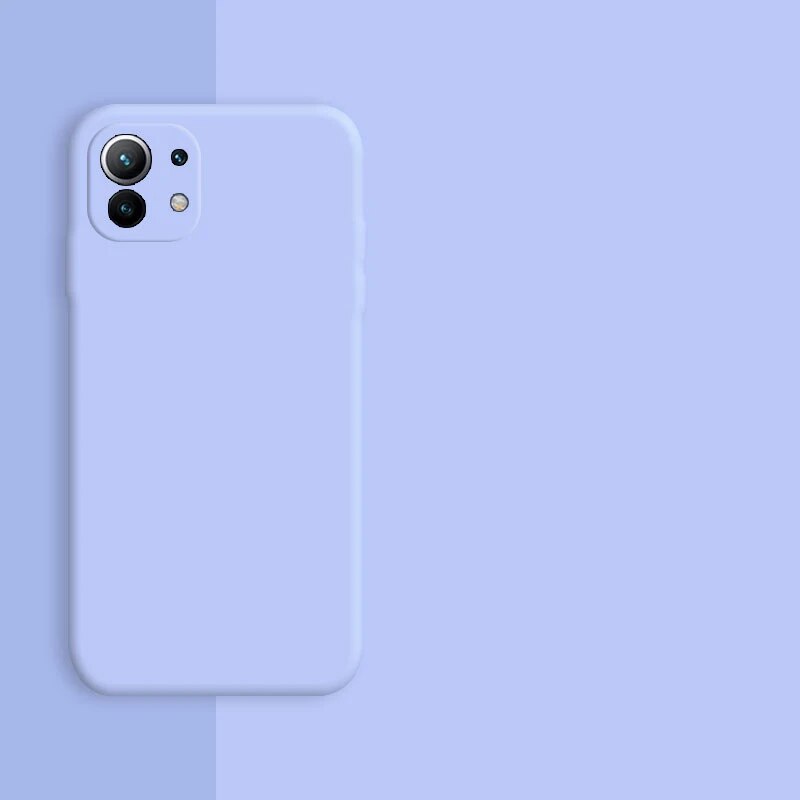 Candy Shockproof Silicon Case for Xiaomi Mi 11 Lite Mi11 lite NE 5G Matte Soft Back Cover 4G 5G Compatible