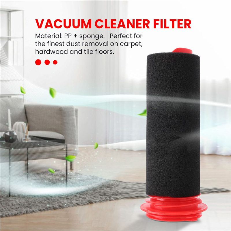 Replacement Filter Kit for Bosch Athlet, 3 Main Stick Filter + 3 Foam Athlet Filters for Bosch Cordless Vacuum Cleaner. 