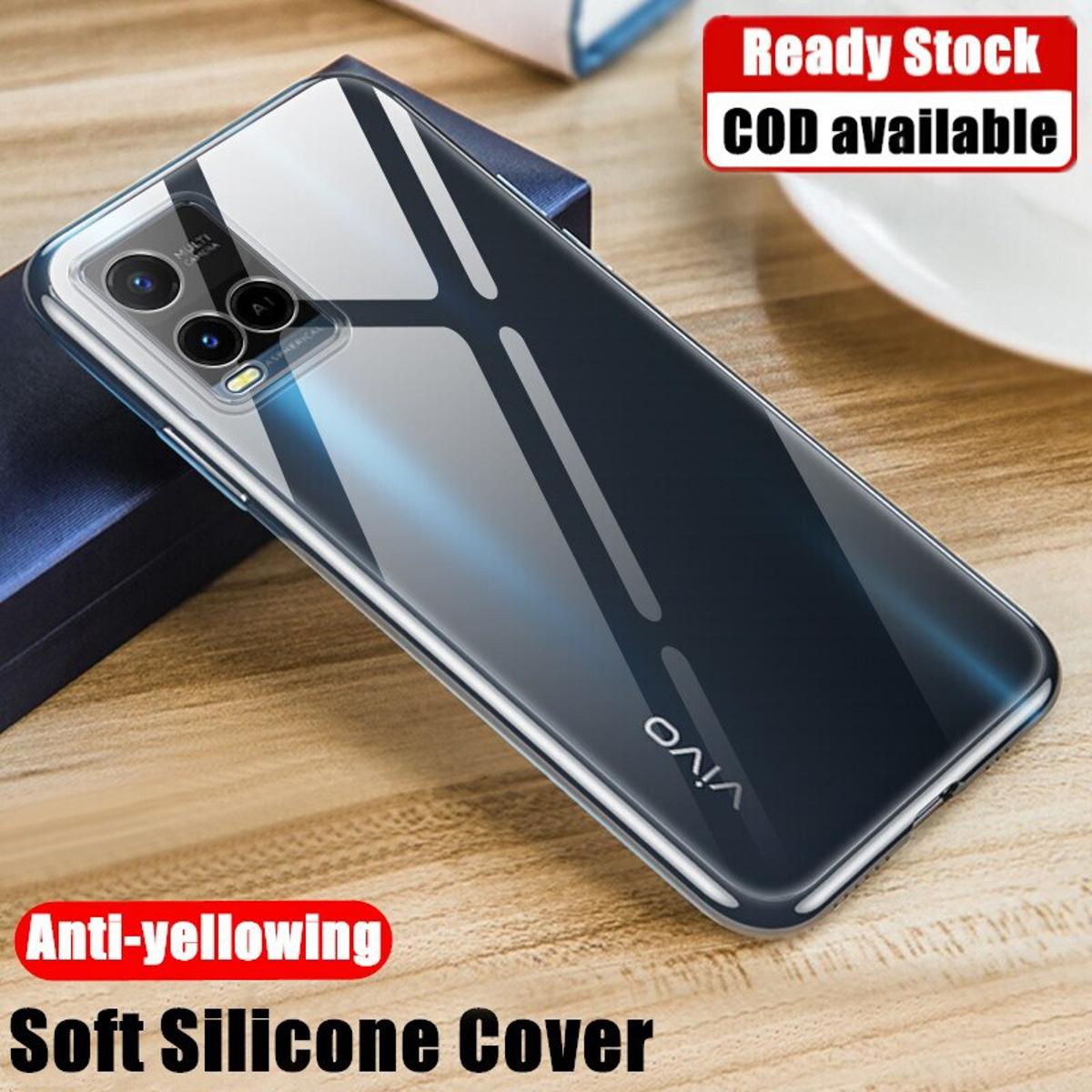 Custodia Per Vivo Y33s: Cover 2 In 1 TPU + PC Con Anello Portadito E Supporto, Protezione Antiurto E Antigraffio, Nero