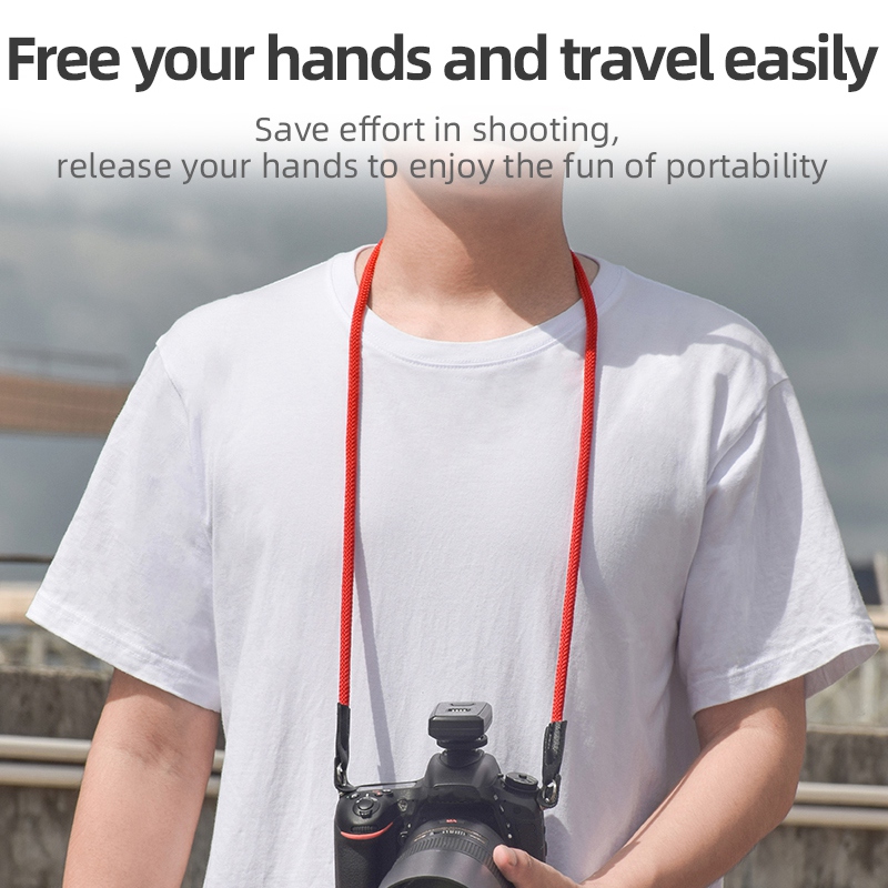 Climbing Rope Camera Strap, Micro-Single Camera with Retro Camera Rope, SLR Camera Shoulder Strap. 