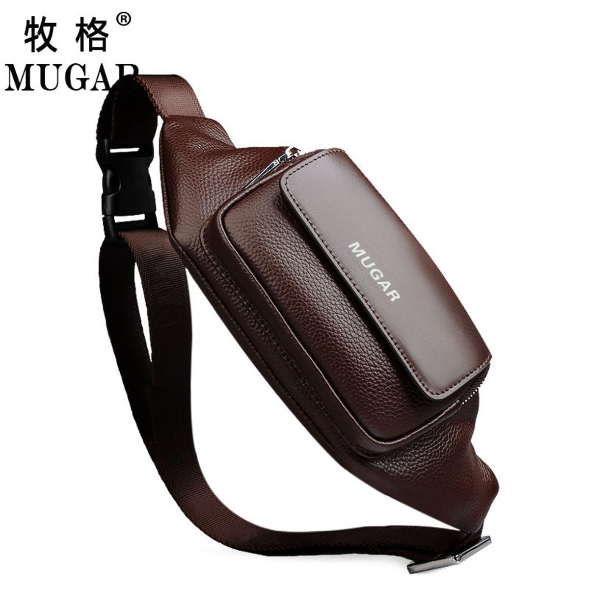 Waist Bag Men's Multi-Functional Office Shoulder Bag Large Capacity Practical Waterproof and Hard-Wearing Business Checkout Business Cell Bag Men