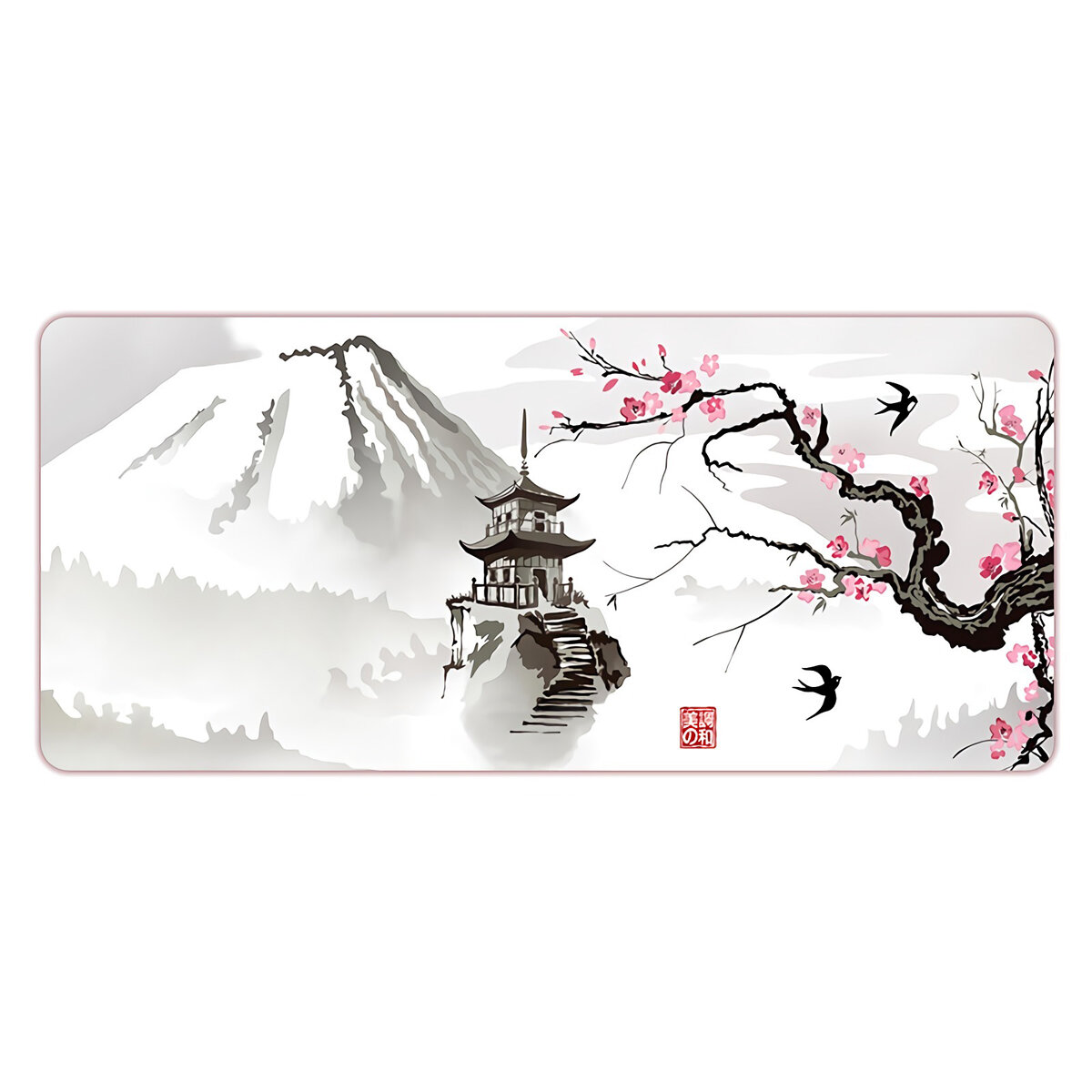 Minimalist mouse pad 800x300 non slip rubber game keyboard pad. 