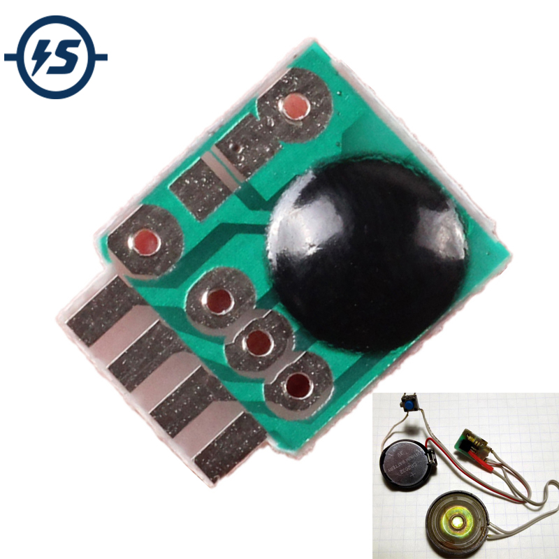 Sound Module For Toy IC Chip 10pcs Siren Music Integration Module 3V Alarm Voice Sound Chip Module Police Music for DIY/Toy