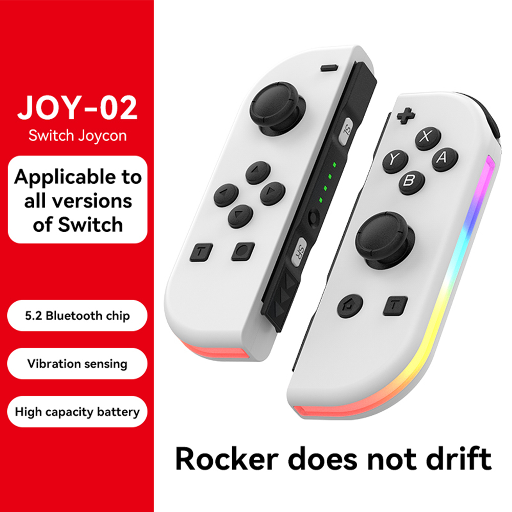 BeesClover Games Controller Wireless Color RGB Lighting Game Console Handheld Console With Dual Vibration Wake-up Compatible For Switch. 