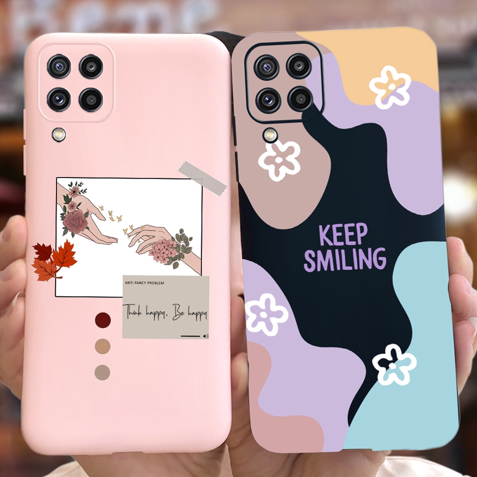 For Samsung Galaxy M32 Case SM-M325F 6.4'' Stylish Art Painted Cover Soft TPU Phone Case For Samsung M32 M 32 GalaxyM32 4G Coque. 