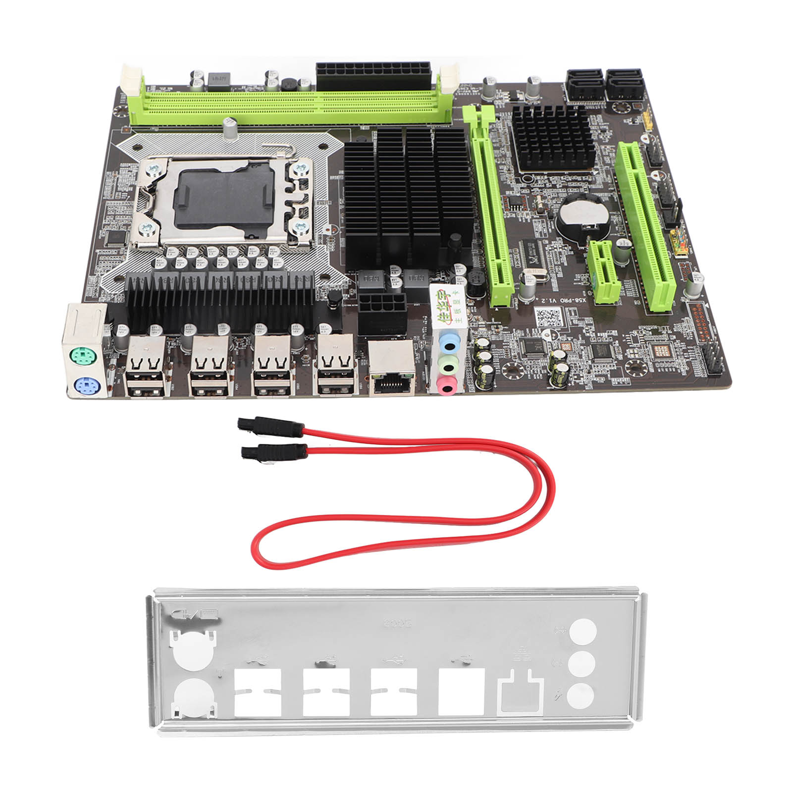 Motherboard X58 1366 Pins DDR3 Channel Sound Card Phase RECC
