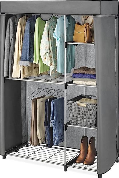Portable Cloth And Storage Wardrobe Cabinet (IDV-88130). 