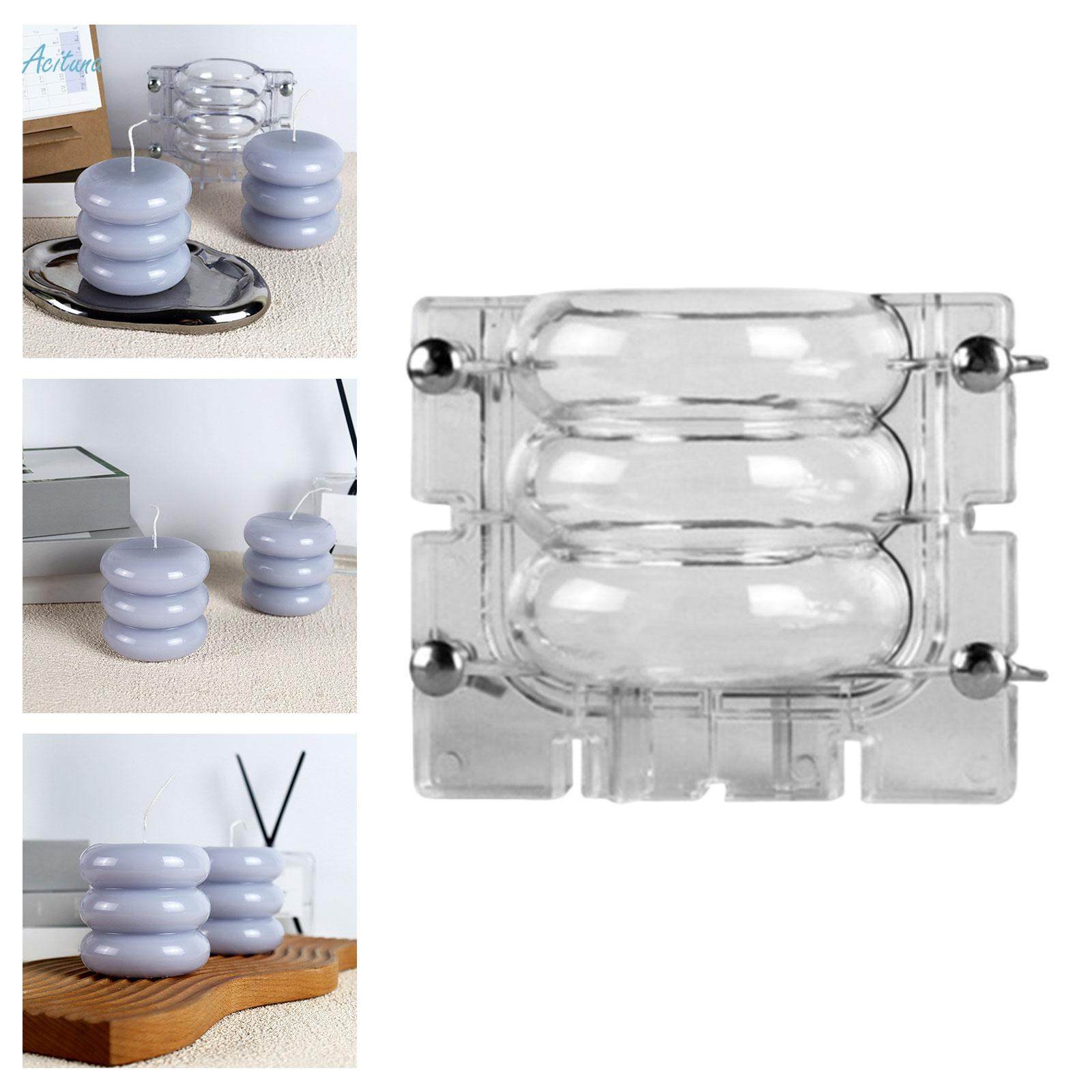 Acrylic Candle Candle Molds Round Towers Shaped Scented Candles Mould. 