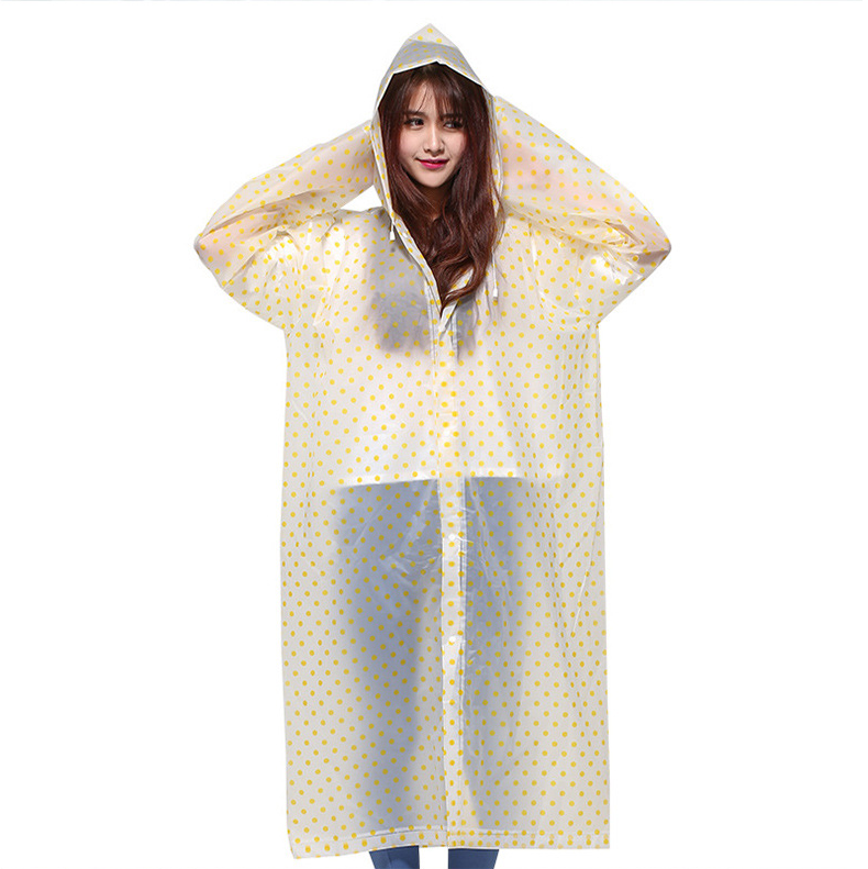 2 Rain Ponchos, EVA Portable Adults Waterproof Ponchos