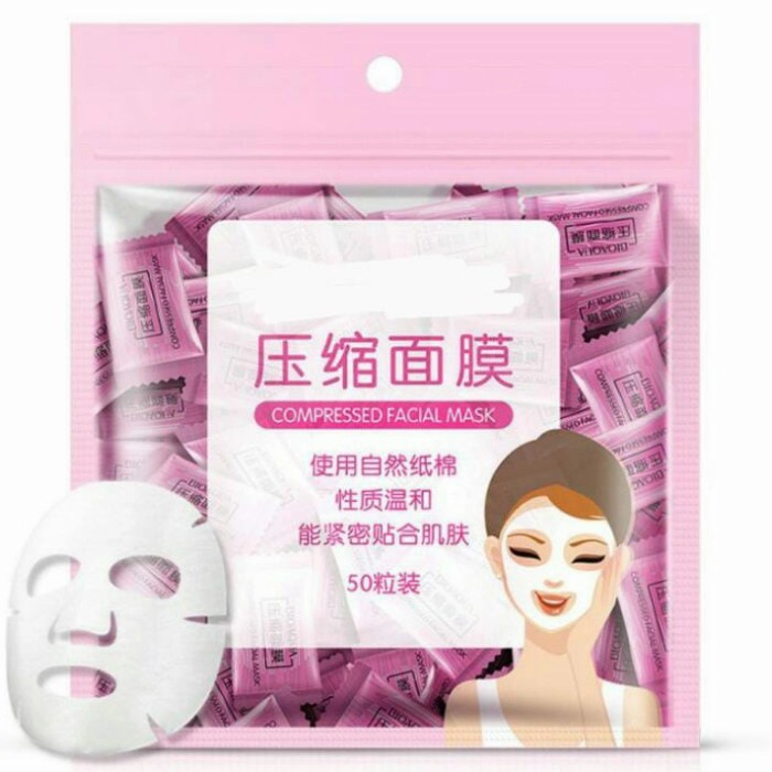 Bioaqua Deep Moisturizer Easy Use Compressed Facial Mask for Face -25 pcs