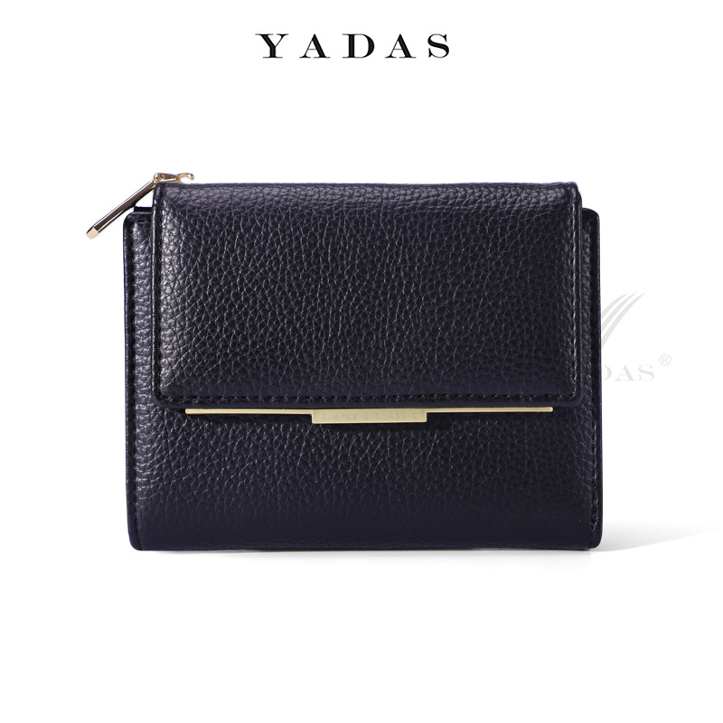 YADAS New Wholesale Fashion Women's Multi-Card Slot Medium Simple and Elegant Design Wallet Zipper Coin Purse
