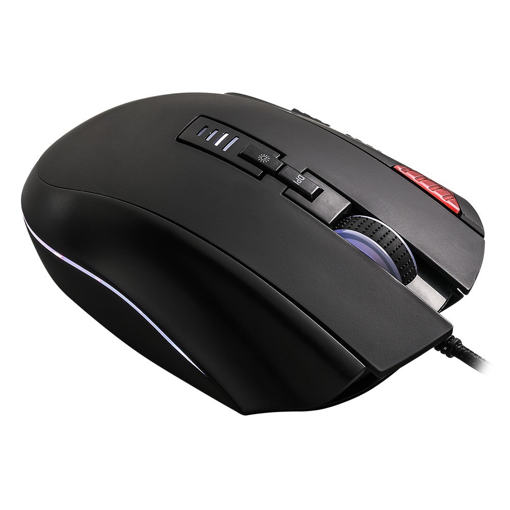 【happy one】USB Wired Mouse PC Mouse Professional Competition Mouse With Side Button Dpi Adjust Key Sensitive Sensor. 