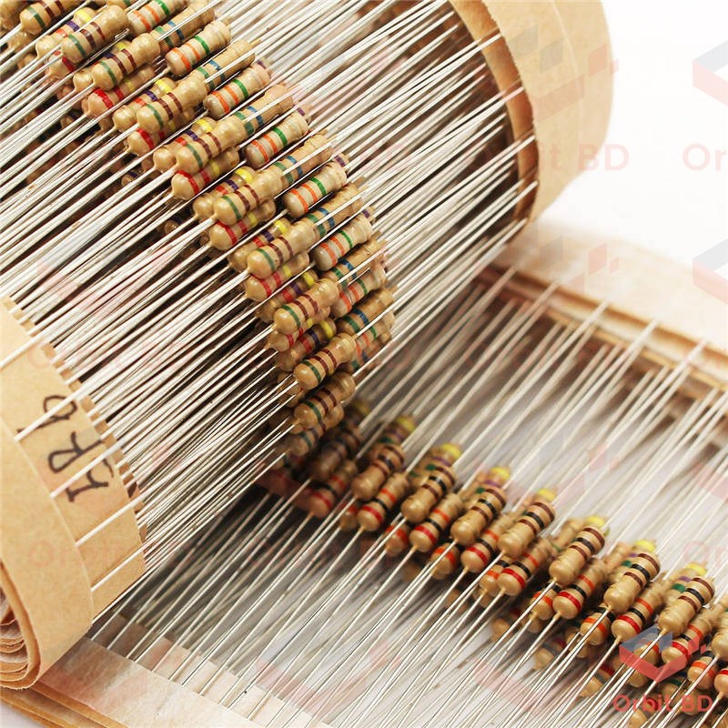 100Pcs 18K Ohm Resistor 18KOhm Carbon Film Resistor 18K Ohm 1/4W Resistance 0.25 Watt 5% Tolerance Fixed Resistors Passive Components Parts. 
