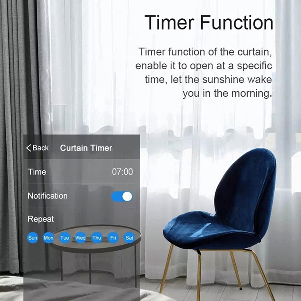 Smart Curtain Controller Curtain Motor Wireless Electric Curtain Controller Remote Control. 