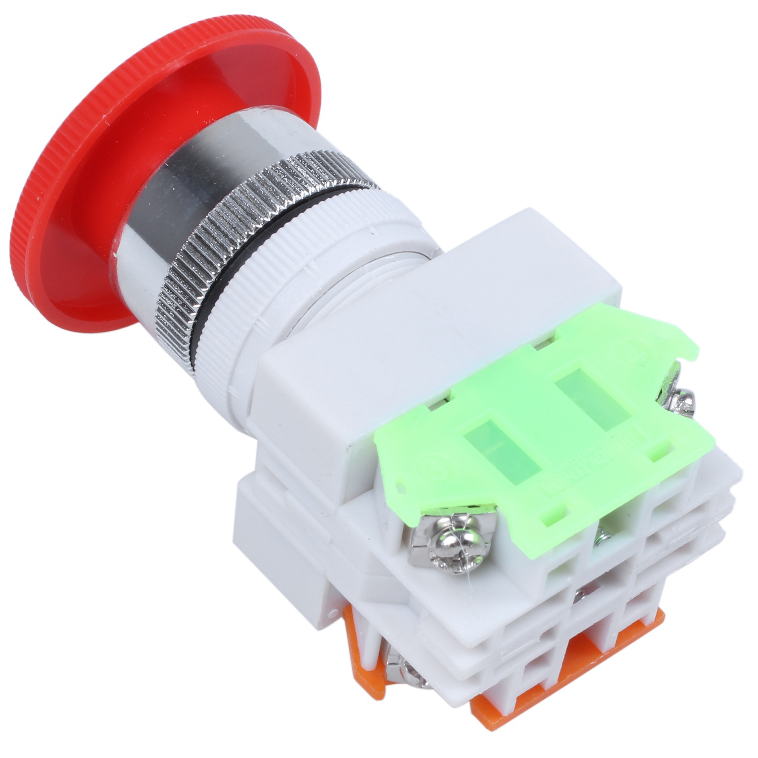 Red Mushroom Cap 1NO 1NC Emergency Stop Push Button Switch AC 660V 10A. 