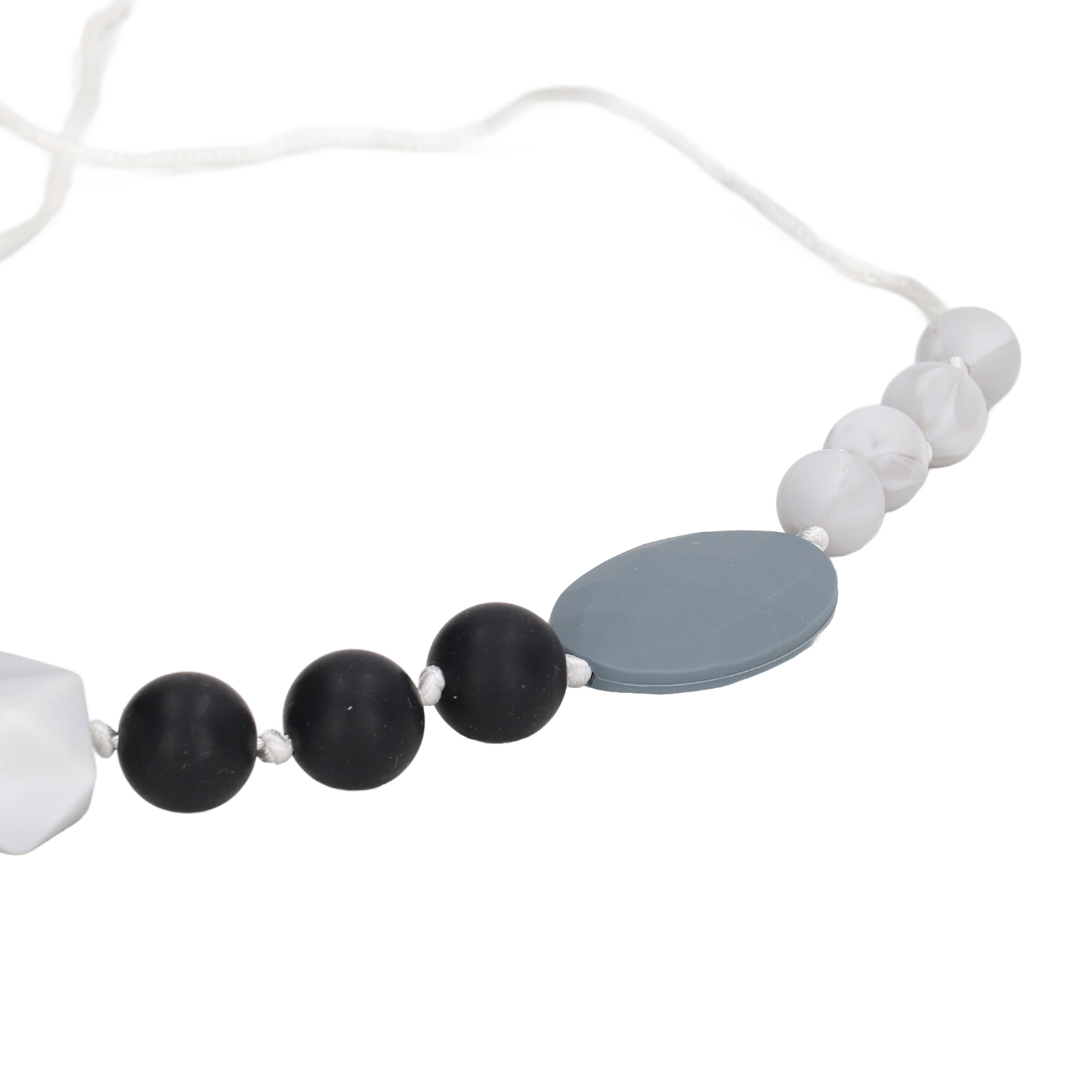 Baby Teething Necklace, Chewable Baby Teething Necklace Silicone Beads Vivid Reduce Pain Odorless Heating Easy To Clean with Detachable Clasps for Home. 