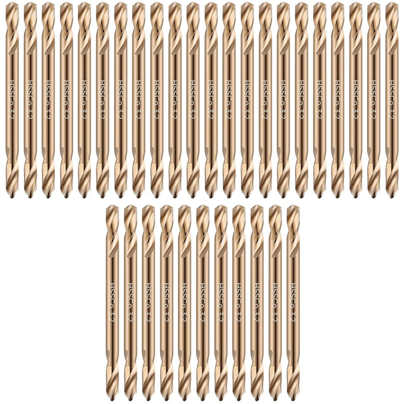 Cobalt Drill Bits Double End Drill Bits for Hardened Steel Wood Cast