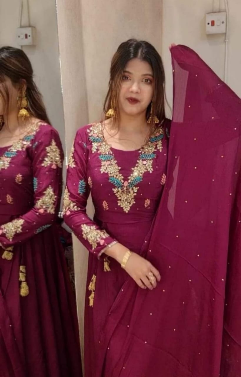 Eid Exclusive Readymade Indian Waiteless Jorget 3 Pieces Salowar, Kamit for Smart and Stylish Women/Girls.. 