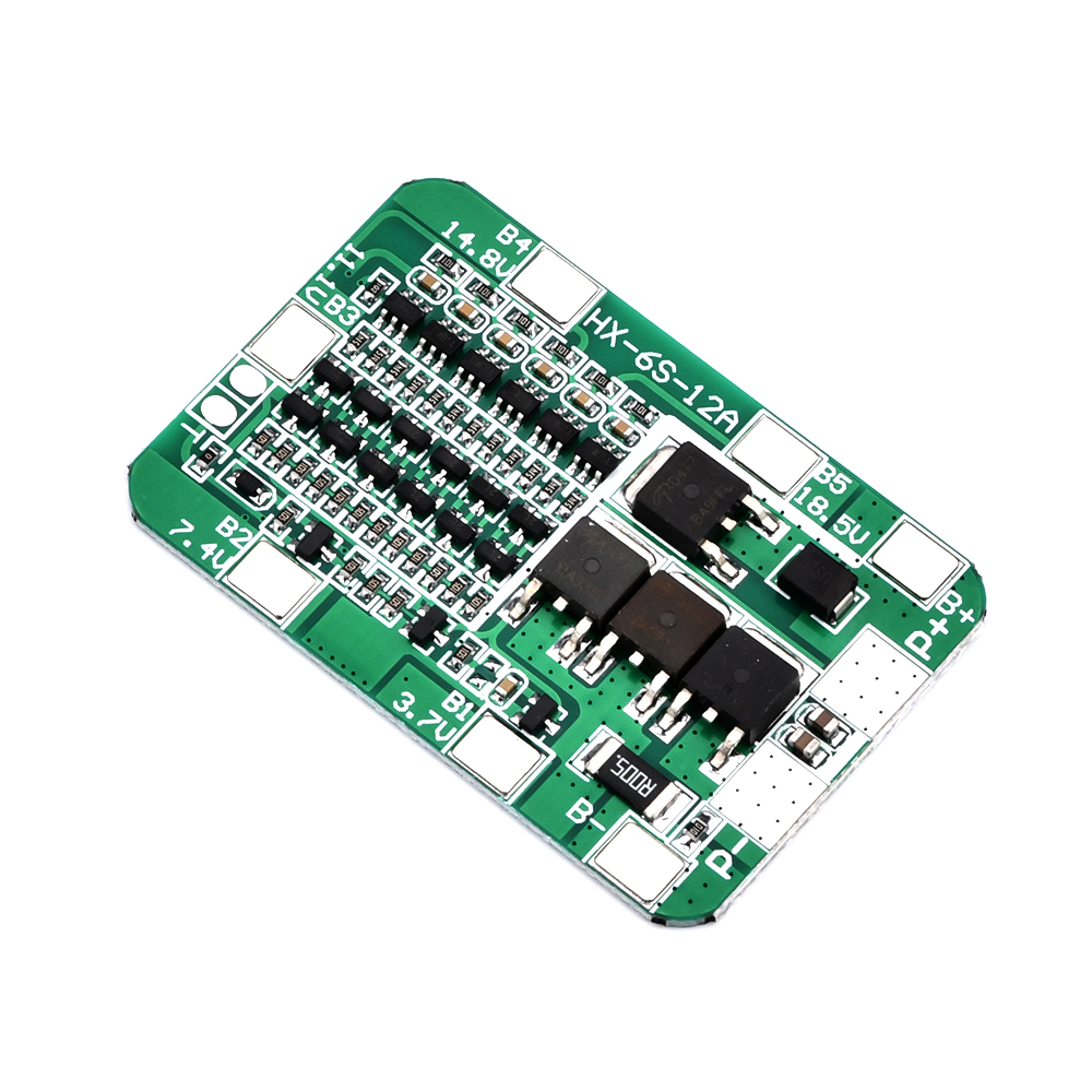6S 15A 22V PCB BMS Protection Board for 18650 Li-ion Lithium Battery Charger Protection Board For Drill Motor 3.7V Lipo Module. 