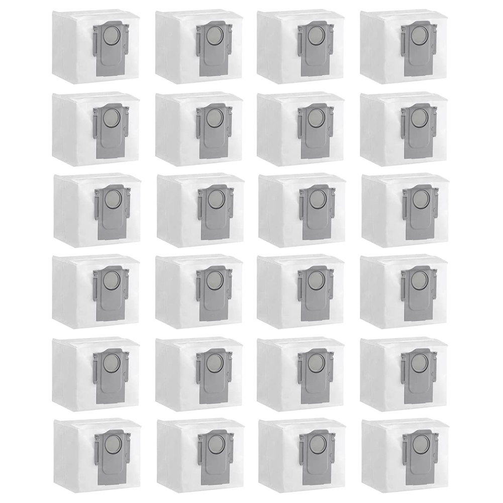 24 Pcs Dust Bag Collectors for Xiaomi Roborock Q5+ Q7 T8 S7 MAXV Ultra Q7 MAX Vacuum Cleaner Spare Parts Accessories