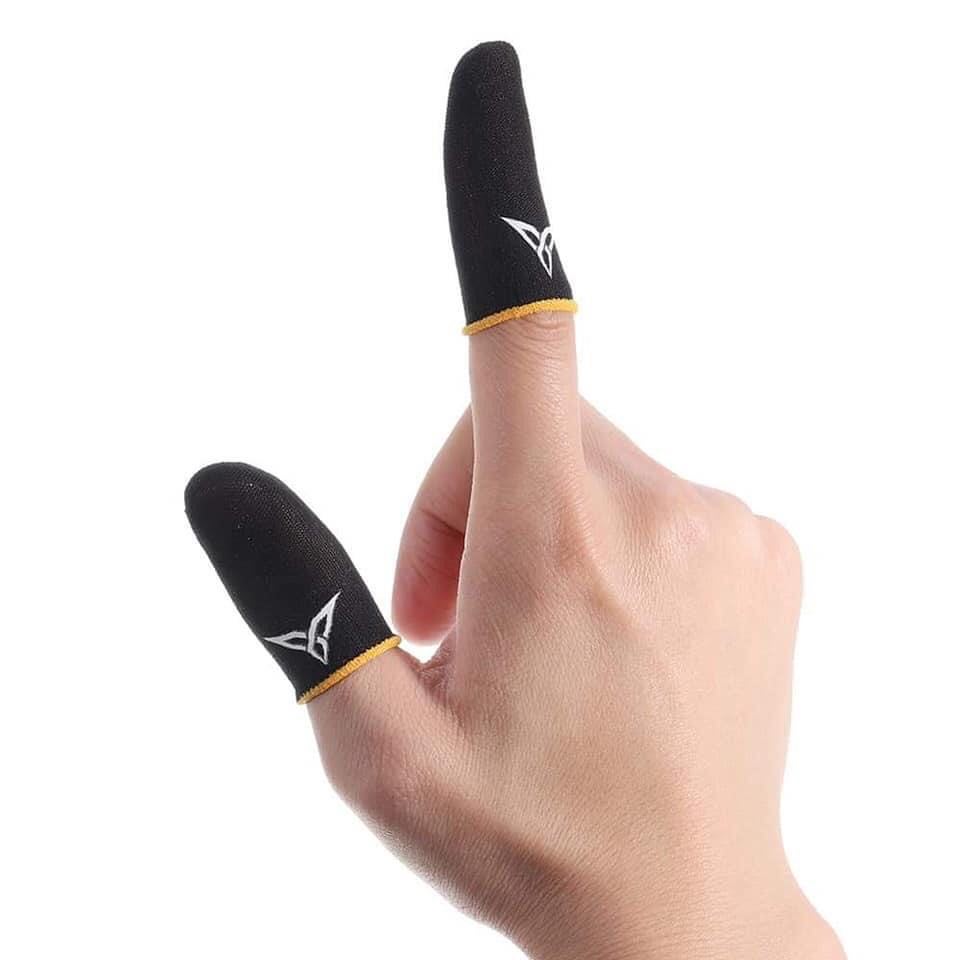 2 pcs / 1 Pair Breathable Mobile PUBG Finger Sleeve Press Trigger Game Controller Sweatproof Gloves for PUBG Gaming. 