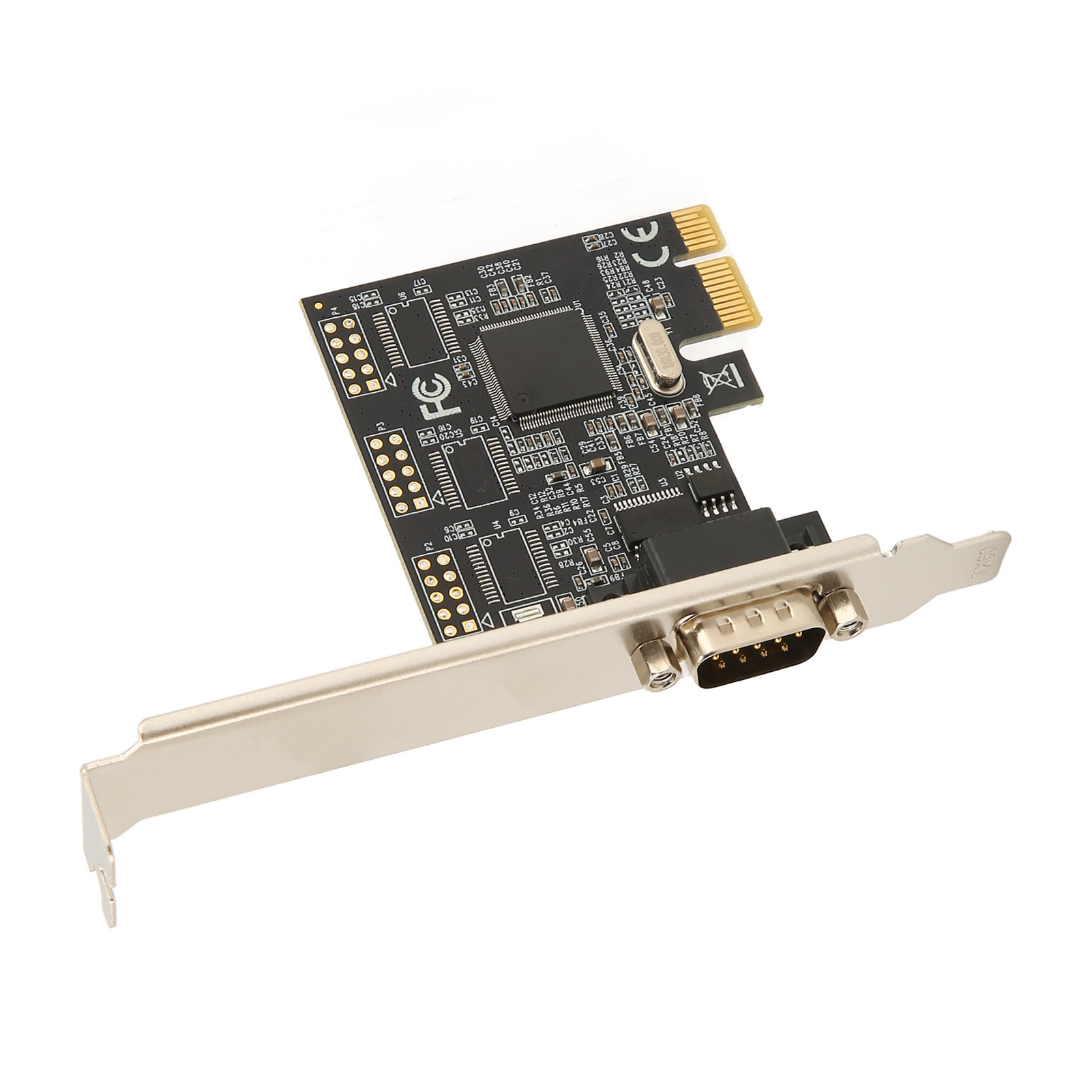 PCI Express To RS232 Adapter Single Port 250Kbps Transfer PCB PCIe X1 RS232 Serial Adapter Card for Industrial PC. 