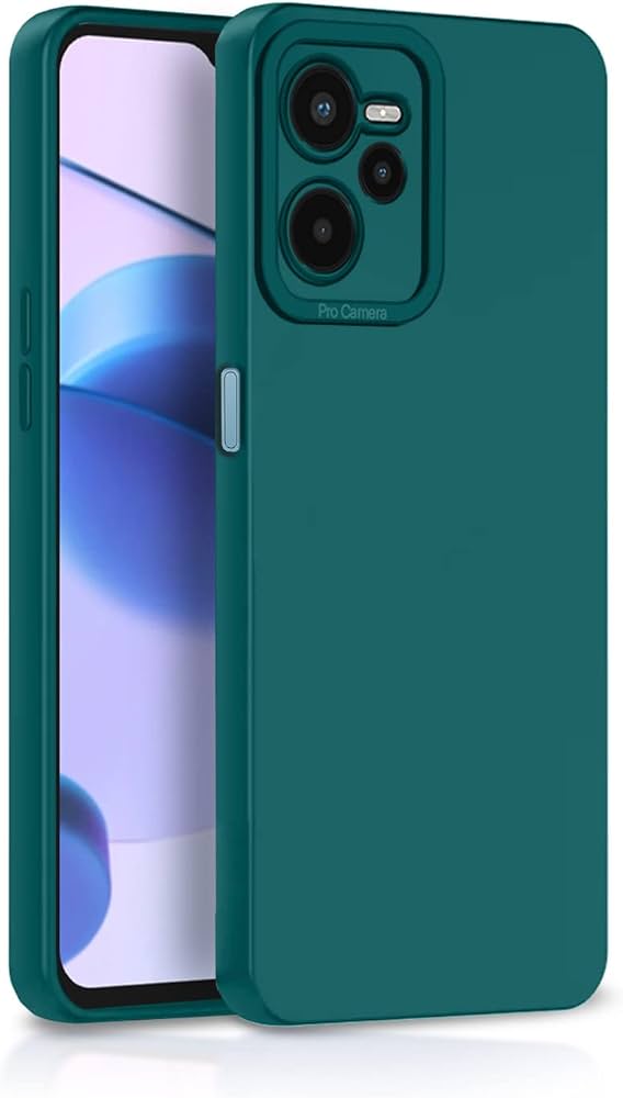 Custodia GOKEN In TPU Per Realme C35 – Morbida, Antiscivolo, Verde, Protezione Antiurto, Ritagli Precisi - 4
