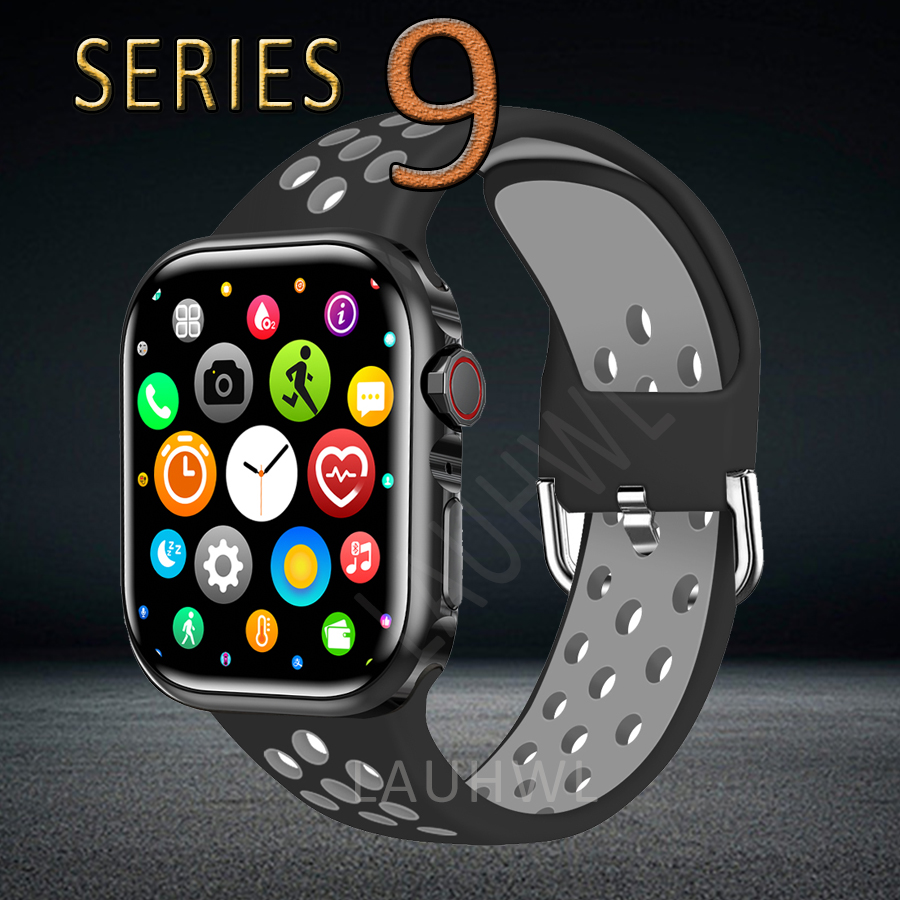 New Smart Watch PK IW9 Watch 9 BT Call Wireless Charging Fitness Tracker Calculator Series 9 motion Smartwatch For Apple Andriod