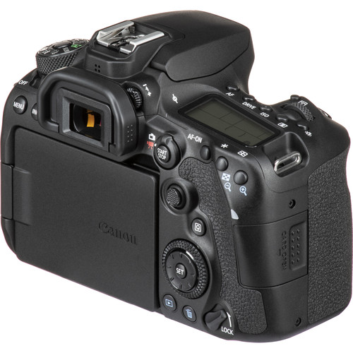 Canon EOS 90D DSLR Camera 32.5MP APS-C CMOS Sensor and 3" 1.04m-Dot Vari-Angle Touchscreen LCD (Body Only) - Black. 
